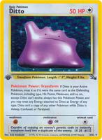 Pokemon,Fossil,Ditto (3) - 03/62,Unlimited Holofoil,Holo Rare,Lightly Played