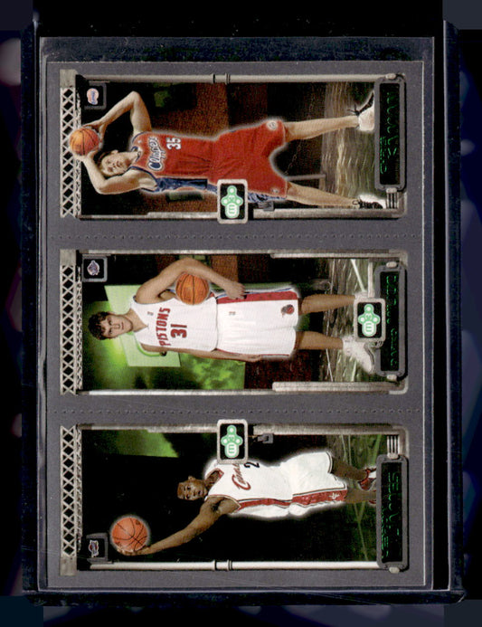 Topps 2003-04 Topps Rookie Matrix,2003-04 Topps Rookie Matrix,LeBron James / Darko Milicic / Chris Kaman - 111 / 112 / 116,NM