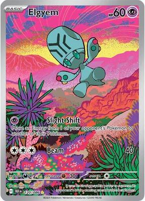 Pokemon,SV: Black Bolt,Elgyem - 120/086,Holofoil,Illustration Rare,Near Mint
