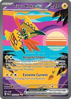 Pokemon,SV04: Paradox Rift,Tapu Koko ex - 247/182,Holofoil,Special Illustration Rare,Near Mint