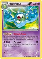 Pokemon,Dragons Exalted,Reuniclus - 126/124,Holofoil,Secret Rare,Moderately Played