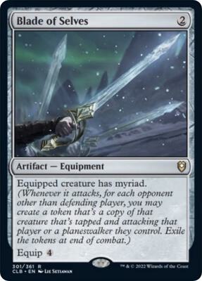 Magic: The Gathering,Commander Legends: Battle for Baldur's Gate,Blade of Selves - 301,Normal,Rare,Lightly Played