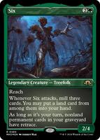 Magic: The Gathering,Modern Horizons 3,Six (Foil Etched) - 484,Foil,Rare,Lightly Played
