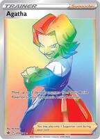 Pokemon,SWSH06: Chilling Reign,Agatha (Secret) - 210/198,Holofoil,Secret Rare,Near Mint