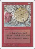 Magic: The Gathering,Unlimited Edition,Wheel of Fortune,Normal,Rare,Moderately Played