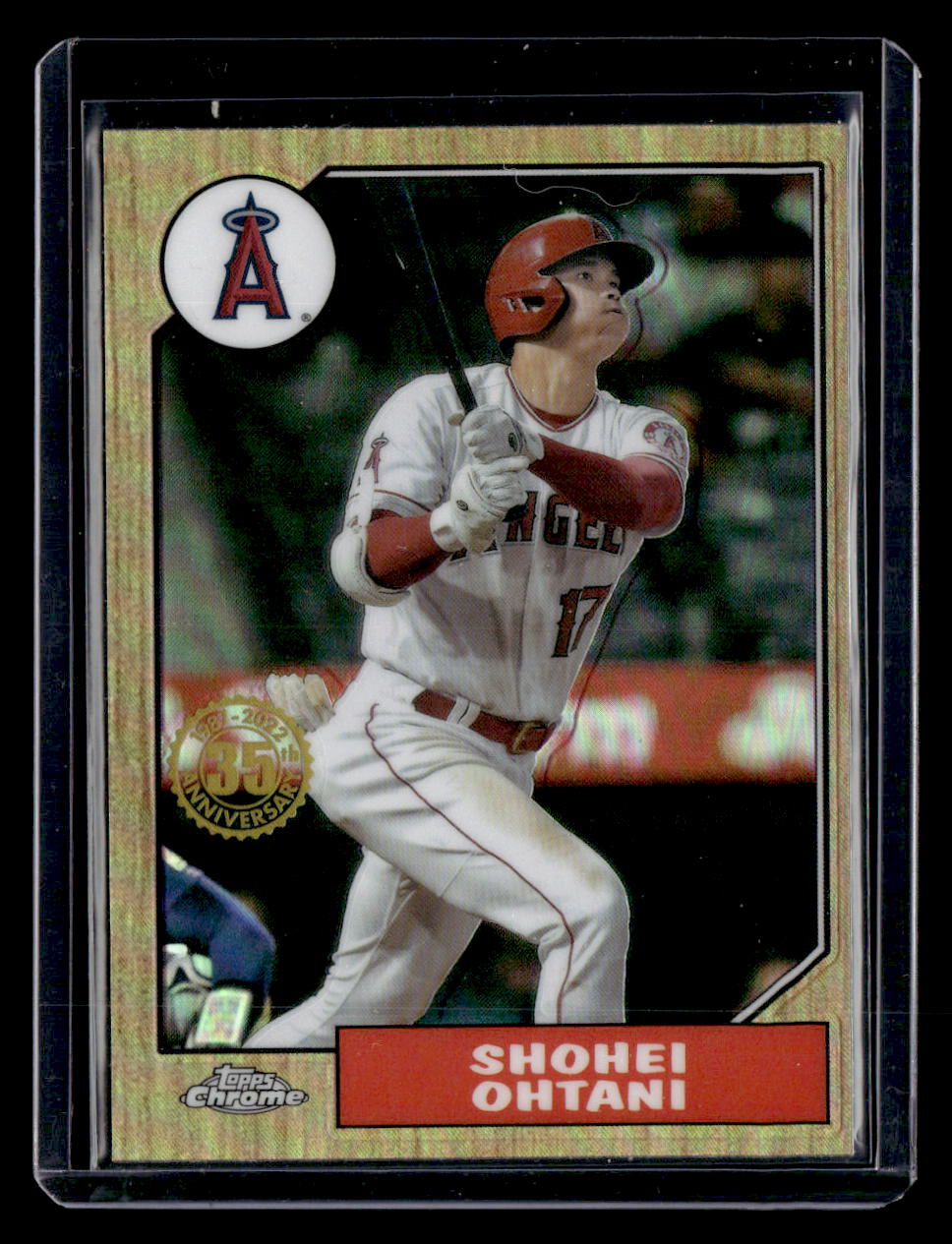 Topps 2022 Topps Chrome,2022 Topps Chrome,Shohei Ohtani - 87BC-2,1987 Topps Baseball 35th Anniversary