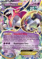 Pokemon,XY - Ancient Origins,Hoopa EX - 36/98,Holofoil,Ultra Rare,Heavily Played