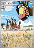 Pokemon,SV02: Paldea Evolved,Farigiraf - 228/193,Holofoil,Illustration Rare,Near Mint