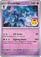 Pokemon,Miscellaneous Cards & Products,Ceruledge - 040/091 (Pokemon Day 2024) (Cosmos Holo),Holofoil,Promo,Near Mint