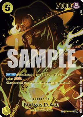 One Piece Card Game,Legacy of the Master,Portgas.D.Ace (SP) - ST13-011,Foil,Super Rare,Lightly Played