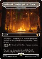 Magic: The Gathering,Commander: The Lord of the Rings: Tales of Middle-earth,Meduseld, Golden Hall of Edoras - Castle Ardenvale (Borderless) - 361,Foil,Mythic,Near Mint