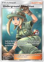 Pokemon,SM - Celestial Storm,Underground Expedition (Full Art) - 168/168,Holofoil,Ultra Rare,Moderately Played