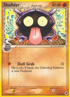 Pokemon,EX Dragon Frontiers,Shellder (Delta Species) - 63/101,Reverse Holofoil,Common,Near Mint