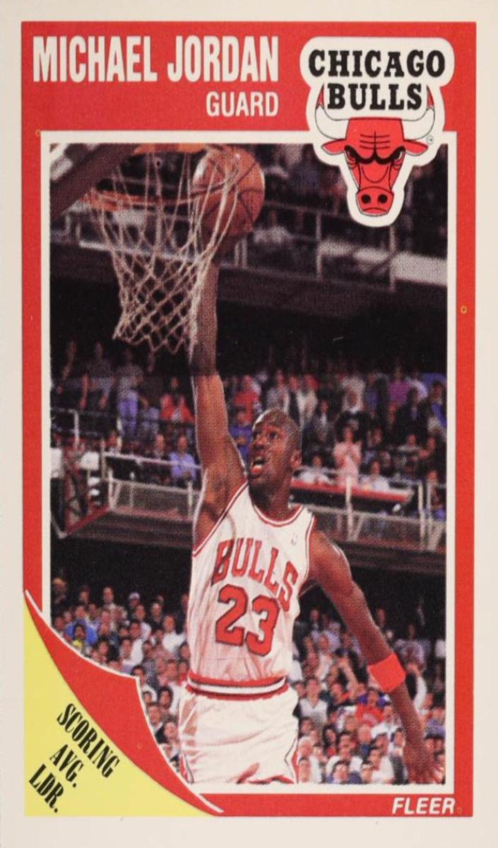 1989 1989 Fleer Basketball Michael Jordan #21 Base BGS 8