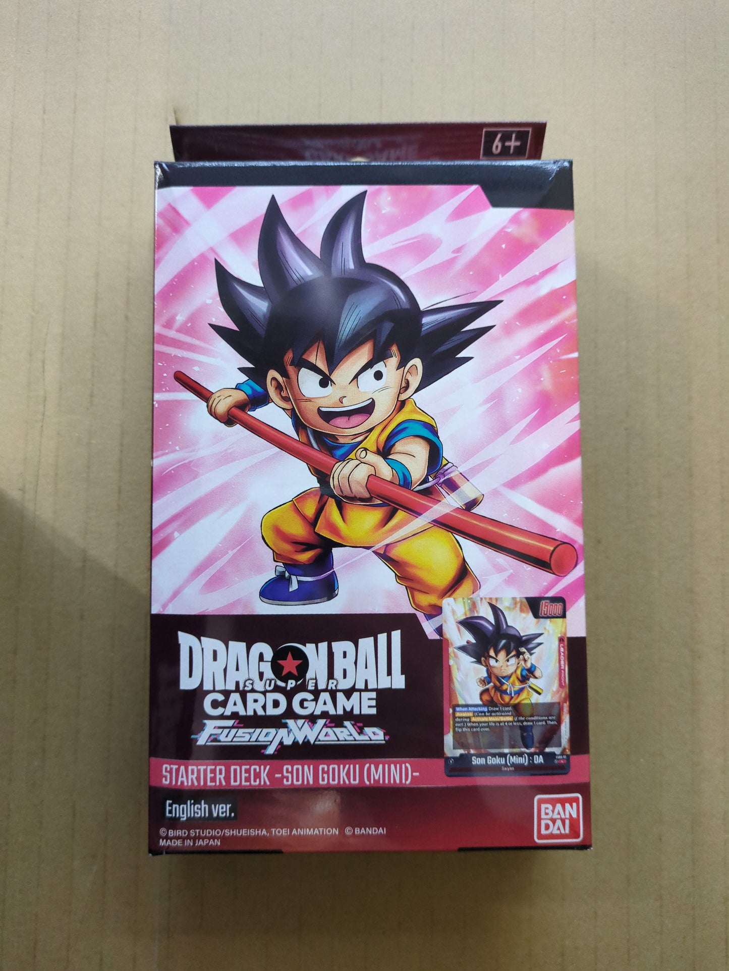 Dragon Ball Super Fusion World Starter Deck - Son Goku (Mini) [SD6]