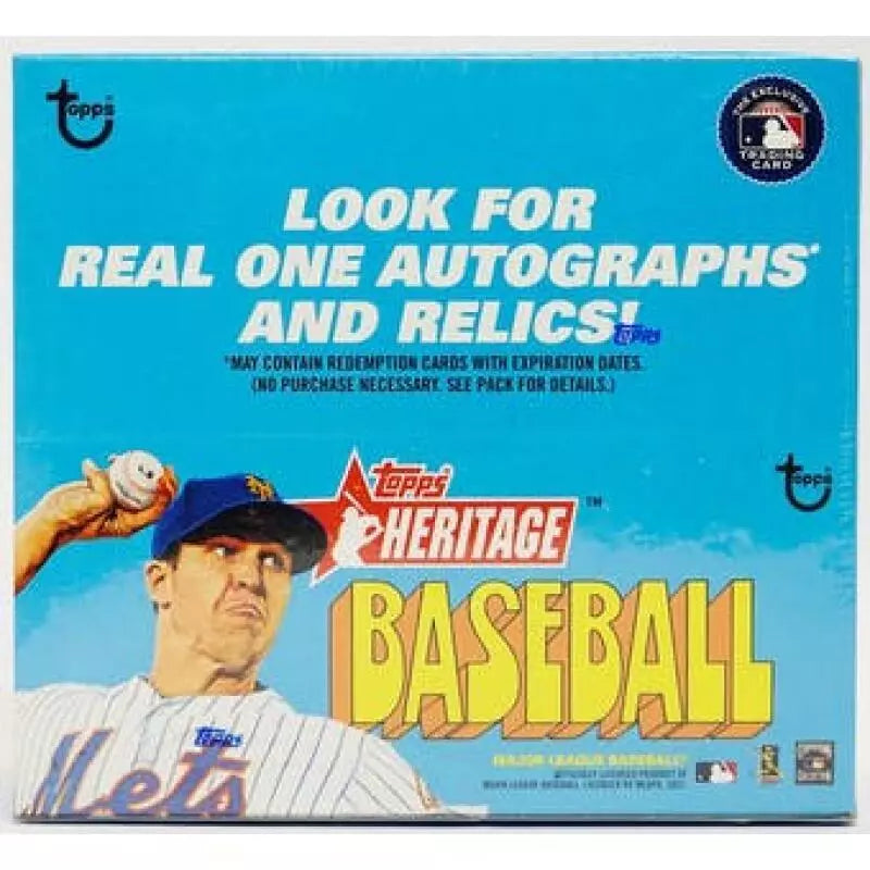 2021 Topps Heritage Baseball 24-Pack Retail Box