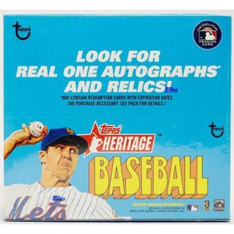 2021 Topps Heritage Baseball 24-Pack Retail Box