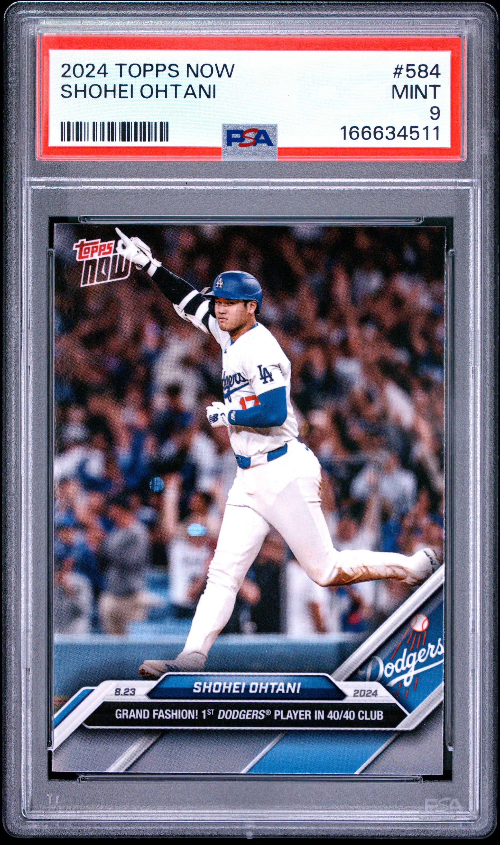 2024 TOPPS NOW SHOHEI OHTANI #584 PSA 9