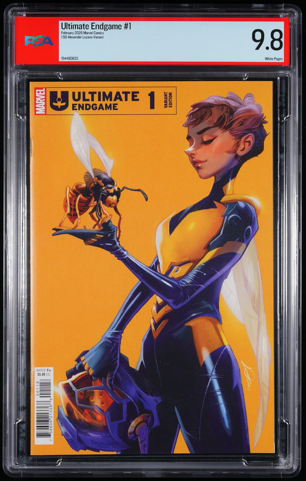 Marvel Comics Ultimate Endgame #1 2026 1:50 Alexander Lozano Variant PSA 9.8