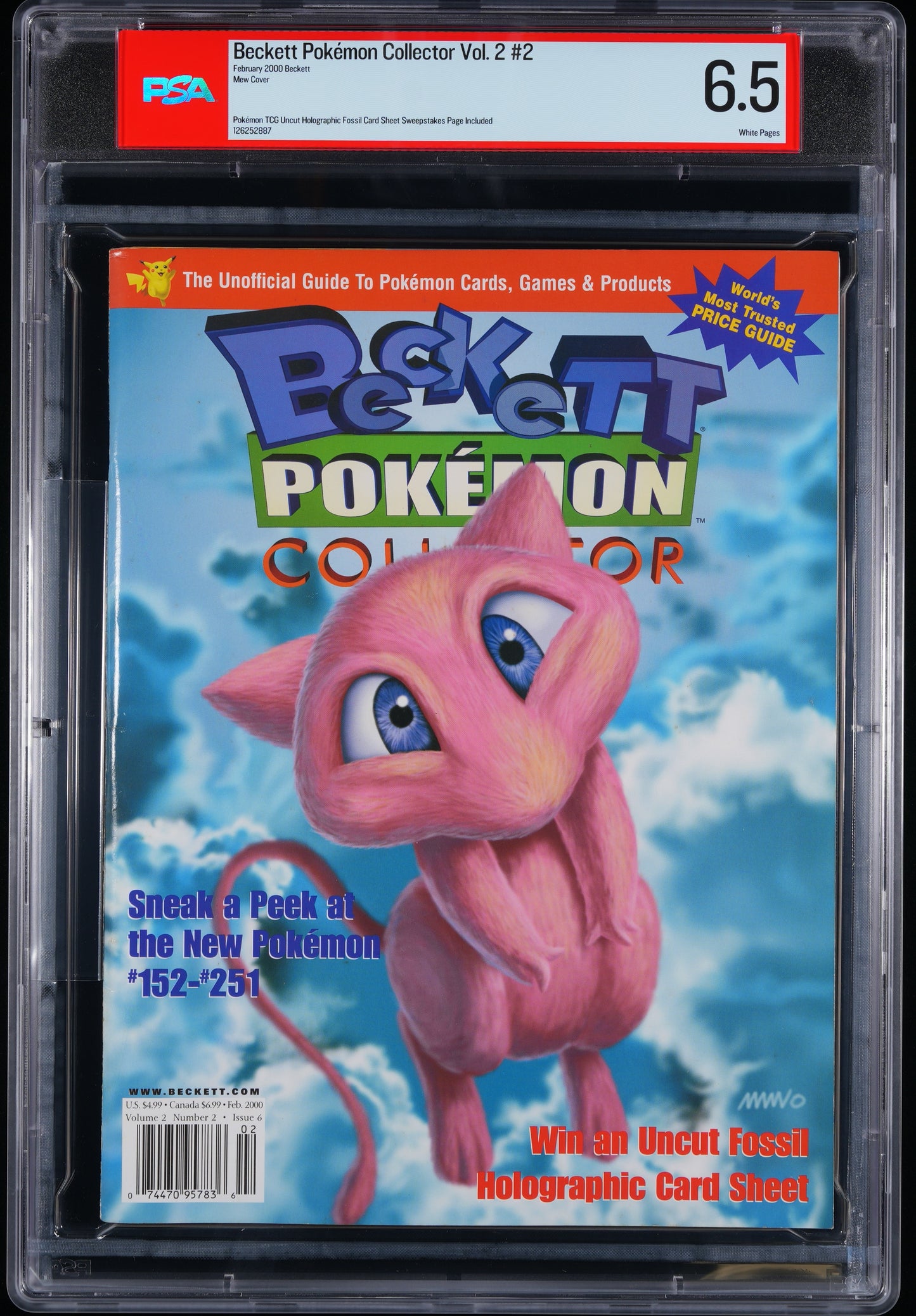 Beckett Publications Beckett Pokemon Collector #2 MEW