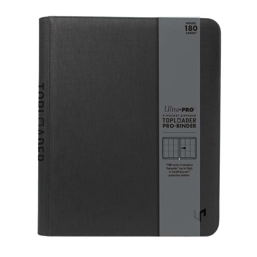 ULTRA PRO: 9-POCKET ZIPPERED PREMIUM Toploader PRO-BINDER