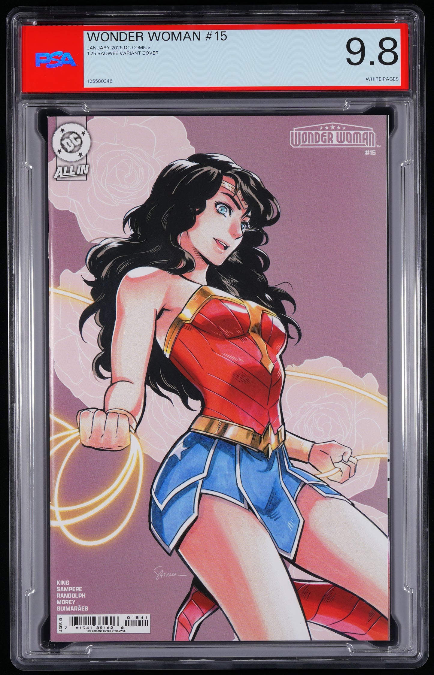 DC Comics Wonder Woman #15 NONE 1:25 SAOWEE VARIANT COVER