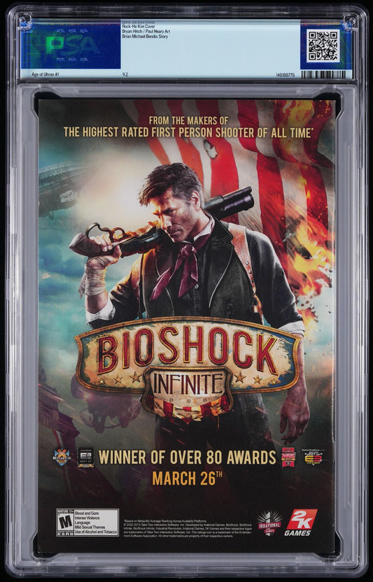 Marvel Comics Age of Ultron #1 2013 1:25 Rock-He Kim Variant PSA 9.2