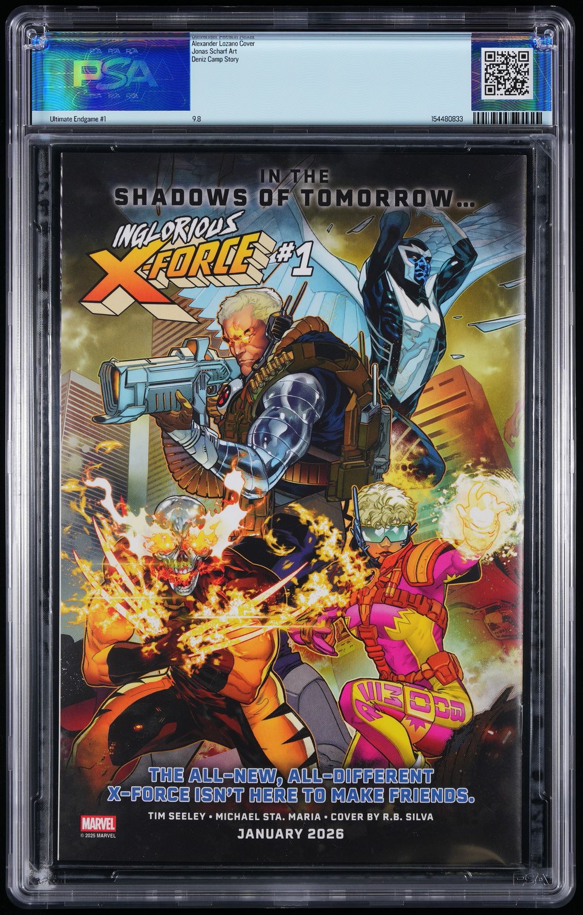Marvel Comics Ultimate Endgame #1 2026 1:50 Alexander Lozano Variant PSA 9.8