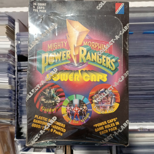 1994 Collect-A-Card Mighty Morphin Power Rangers Power Caps box sealed