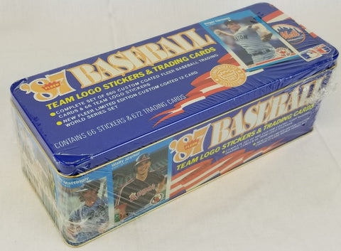 1987 Fleer Baseball Tin Complete Set Sealed