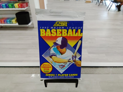 1992 Major League Score Baseball
