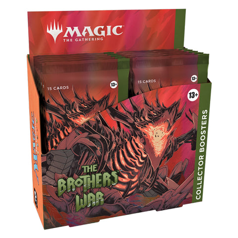 The Brothers' War Collector Booster Display