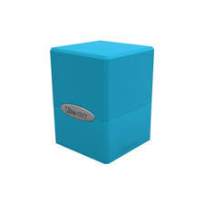 Satin Cube Deck Box Sky Blue