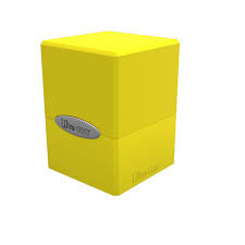 Satin Cube Deck Box Yellow