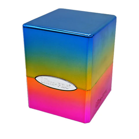 Satin Cube Deck Box Rainbow