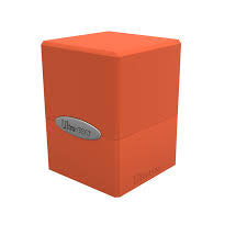 Satin Cube Deck Box Orange